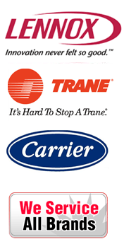 Lennox, Trane, Carrier, We Service All Brands.